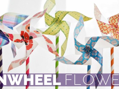 How to Make Pinwheel Flowers