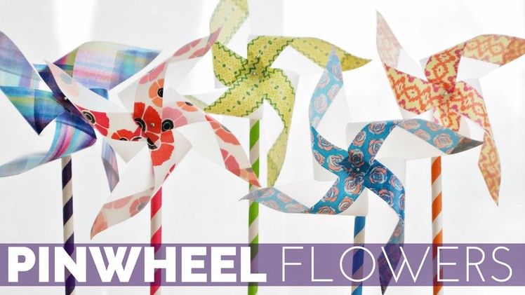 How to Make Pinwheel Flowers