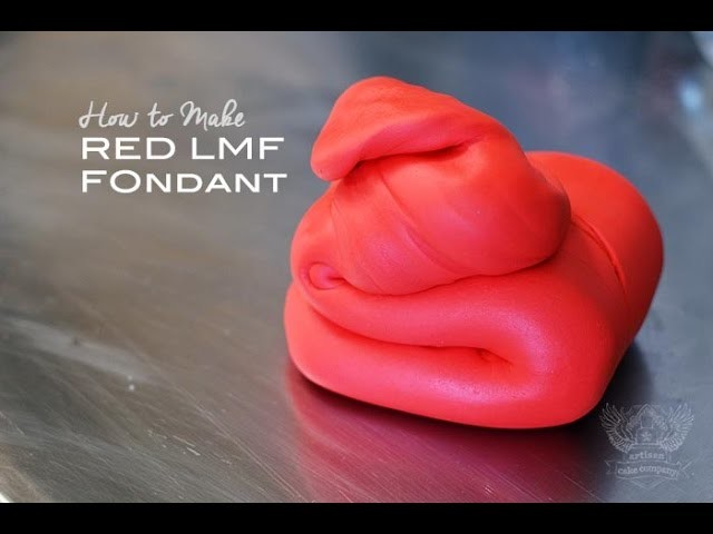 How to make Red Fondant