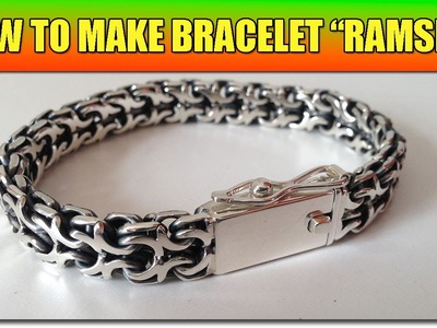 How to make soldered chain "Ramses" - video tutorial | Phiton - Bismark Cardinal chainmaille
