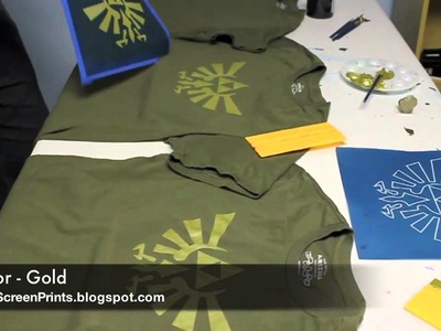 ITS EASY TO SCREEN PRINT MORE THAN ONE SHIRT AT A TIME!
