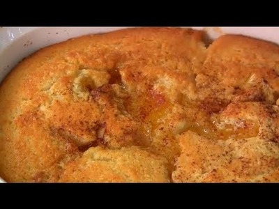 Lazy Man's Peach Cobbler - Viewer's Recipe