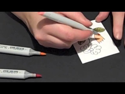 Make It Monday #107: Clear Card & Copic Coloring Basics