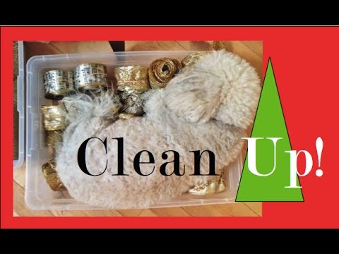 Organization- Christmas Decorations How to CLEAN UP after Christmas