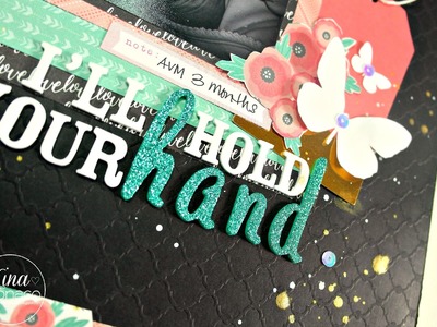 Scrapbook Layout Process #15: I'll Hold Your Hand