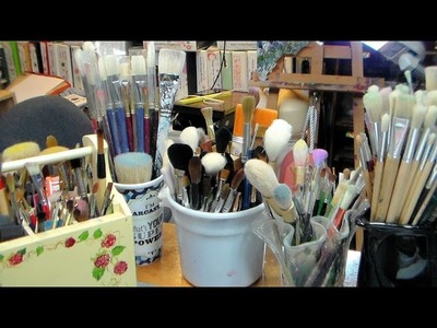 Which Brush for What Medium & How To Keep Them Nice!