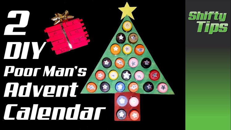 2 DIY Poor Man's Advent Calendar