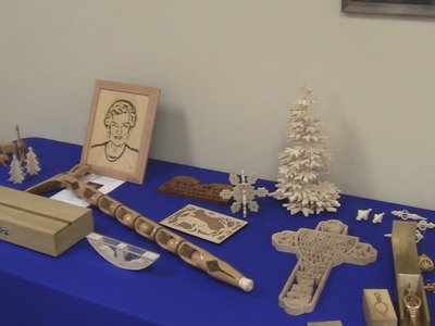 2014-07-07 Christmas in July Scroll Saw Show and Tell