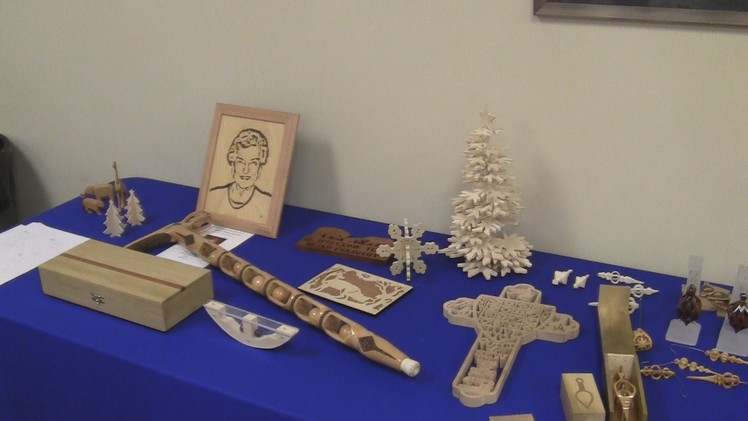 2014-07-07 Christmas in July Scroll Saw Show and Tell