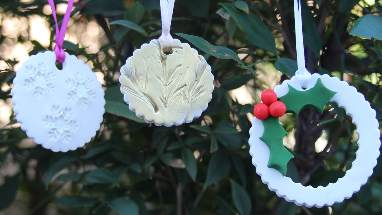 3 Easy Diy Christmas Ornaments: Polymer Clay Tutorial