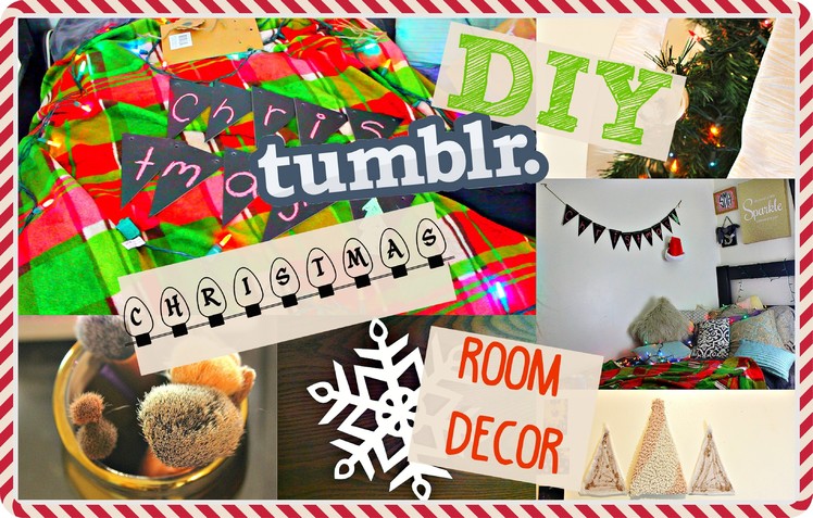 8 DIY TUMBLR & PINTREST CHRISTMAS ROOM DECOR | CHEAP & EASY!!