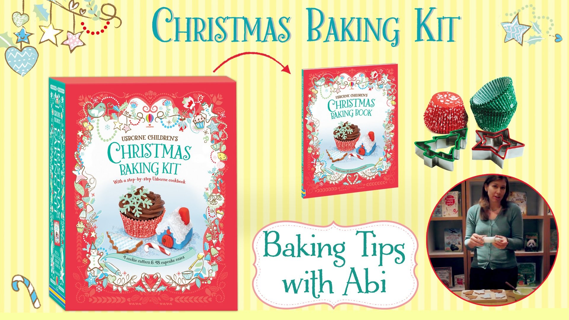 Baking Tips with Abi, Icing biscuits from the Usborne Christmas Baking Kit