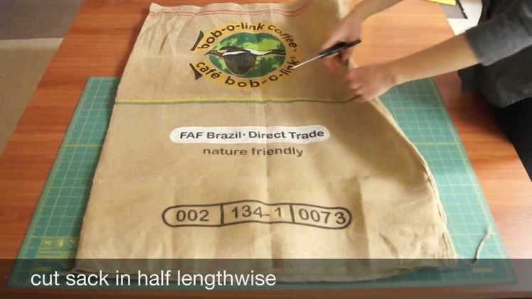 Beropa Co. Sewing Tutorial: From Burlap Coffee Sack to Versatile Tote Bag