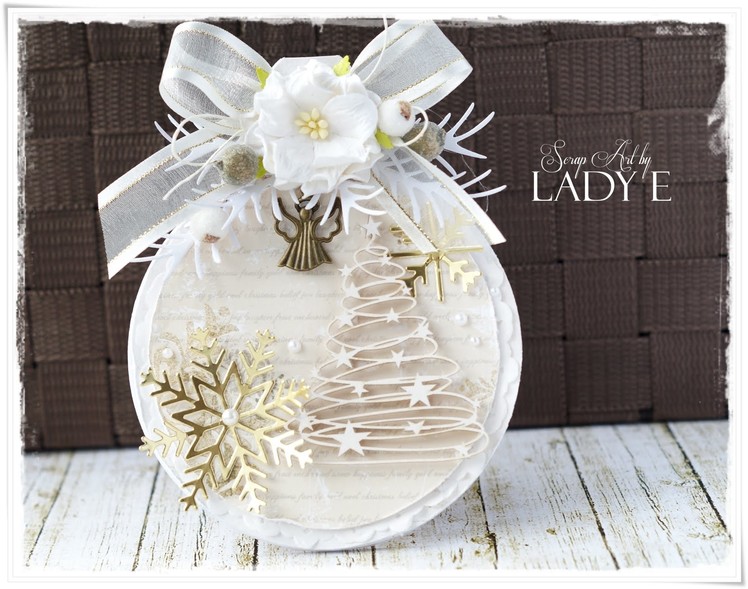 Christmas Bauble - Card Tutorial by Lady E