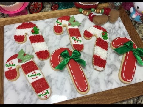 Christmas Candy Cane Cookies(How To)