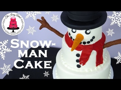 Christmas Snowman Cake - How To With The Icing Artist