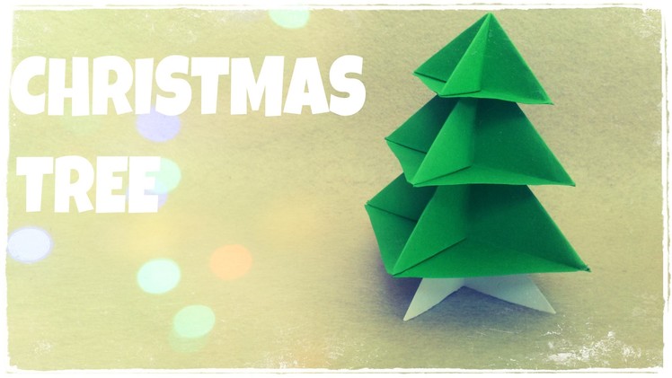 DIY Christmas Ornament - Origami Christmas Tree