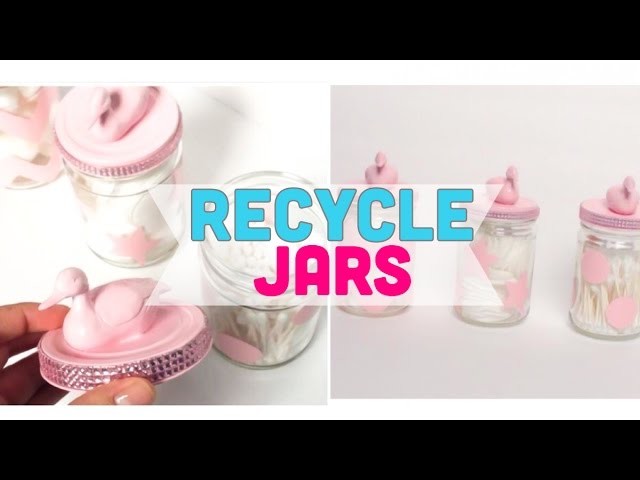 DIY CRAFTS:how to recycle\decorate jars