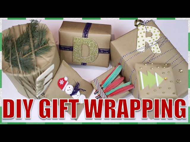 DIY Creative Christmas Gift Wrapping ⎟ 6 WAYS