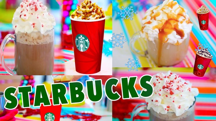 DIY Holiday Starbucks Drinks!