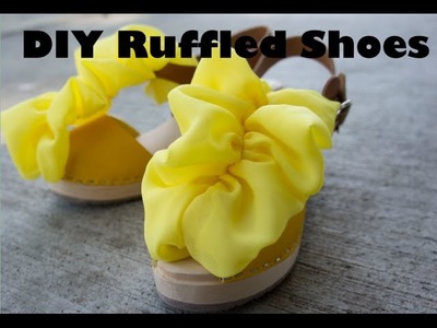 DIY Ruffled Shoes