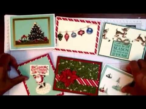 Easy Handmade Christmas Cards with a Vintage Look!