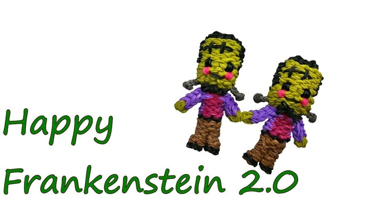 Happy Frankenstein 2.0 Tutorial by feelinspiffy (Rainbow Loom)