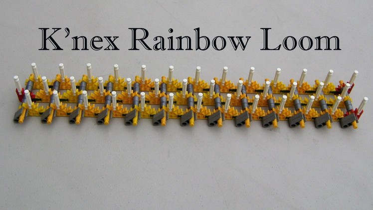 Homemade K'nex Rainbow Loom