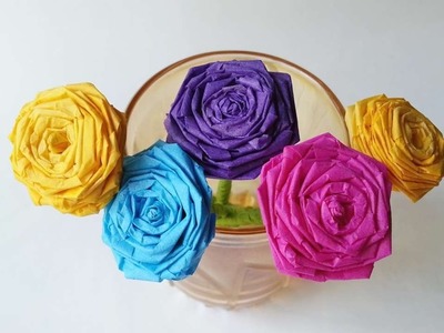 How To Make A Beautiful Tissue Paper Rose - DIY Crafts Tutorial - Guidecentral