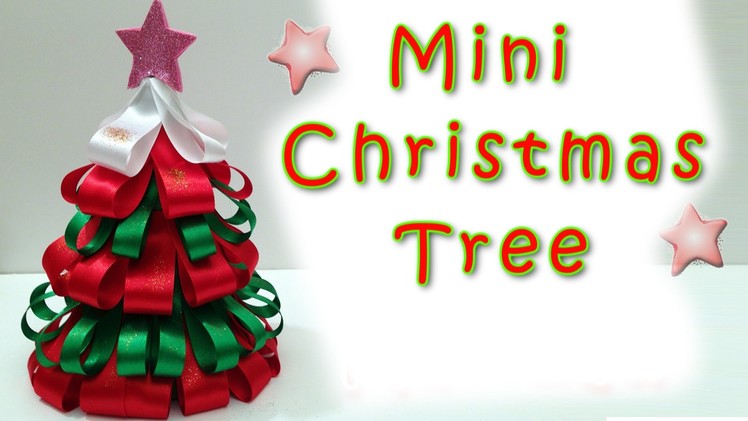 Mini Christmas Tree - EASY!!  Ana | DIY Crafts.Christmas Decorations
