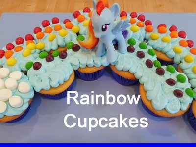 My Little Pony Rainbow Candy Cupcakes