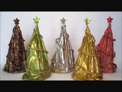 Paper Bag Christmas Trees | DIY Holiday Decor | Christmas Crafts For Kids