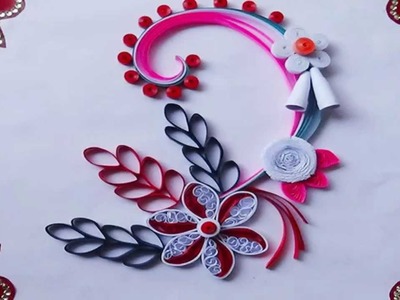 Paper Quilling: How to make Beautiful greeting card for christmas 2015