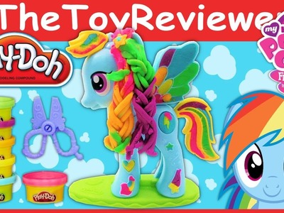 Play-Doh My Little Pony Rainbow Dash Style Salon Playset Toy Tutorial and Review by TheToyReviewer