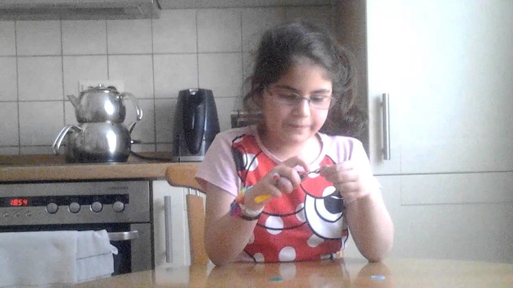 Rainbow loom doppeltes Rosen-ring