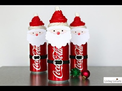 Santa Coke Cupcakes | Christmas Party Ideas | Living Locurto
