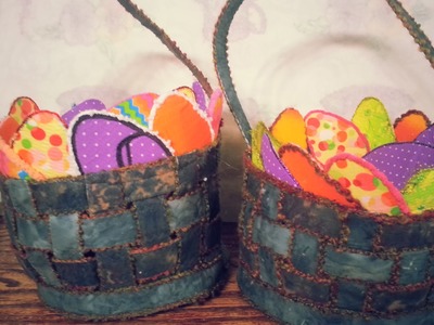 Sewing an Easter Egg Basket Casserole Dish Insulator - Episode 5