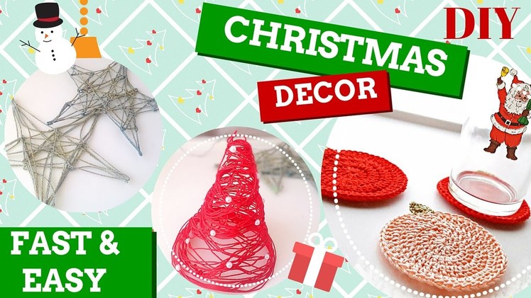[Tutorial #20] DIY ✁ Decorazioni natalizie | Christmas decorations ♡