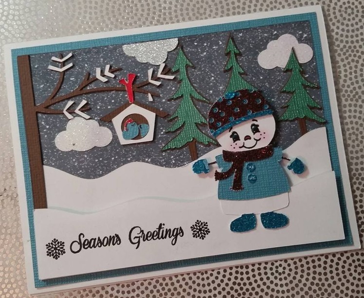 2015 Christmas Card #2 Season Greeting Scene
