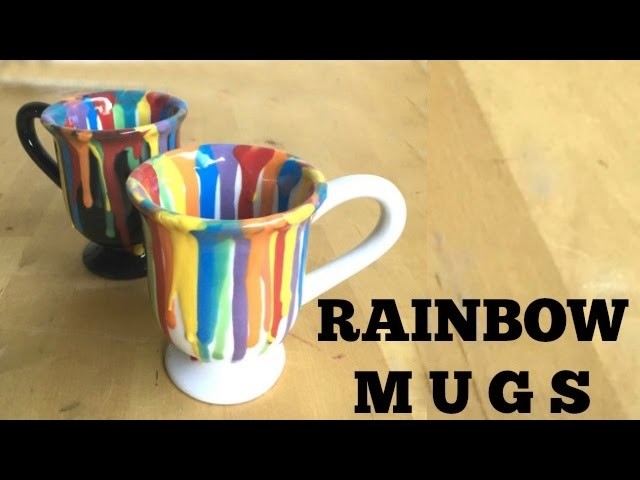 CERAMICS: How to Make a Rainbow Drip Mug