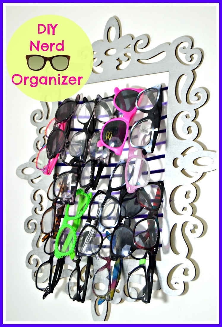 D.I.Y Nerd Glasses Organizer