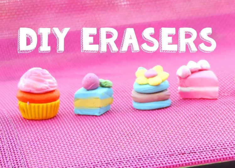 DIY Cake Erasers