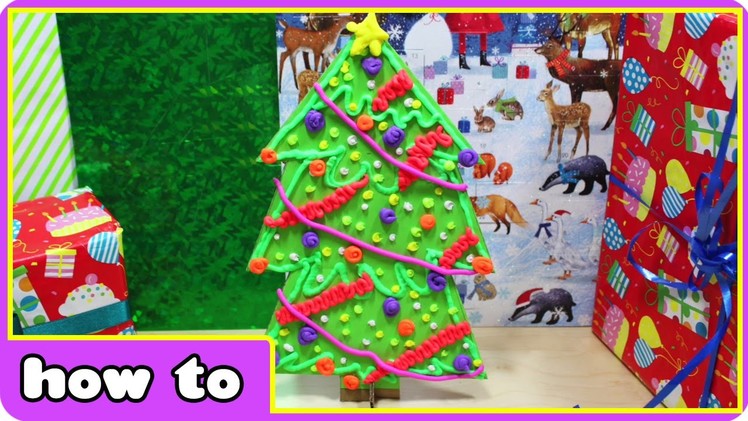 DIY Christmas Crafts | Doh Vinci Christmas Tree | Amazing Play Doh Creations by HooplaKidz How To