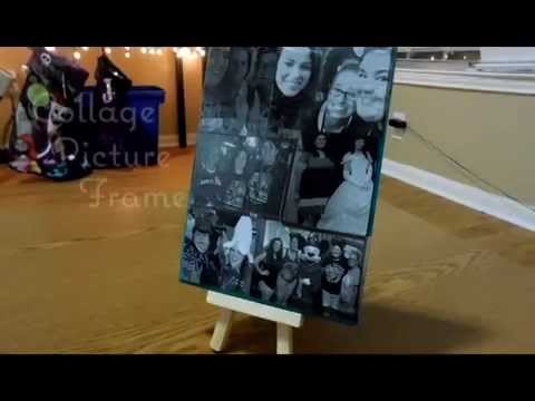 DIY Christmas Gift: Collage Picture Frame | Ashley Wert