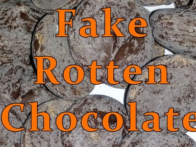 DIY- Fake Chocolate! Realistic and easy!