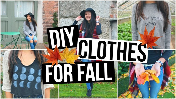 DIY Fall Clothes! Tumblr And Brandy Melville Inspired ♡