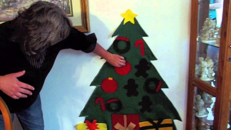 DIY Felt Christmas Tree for Kids