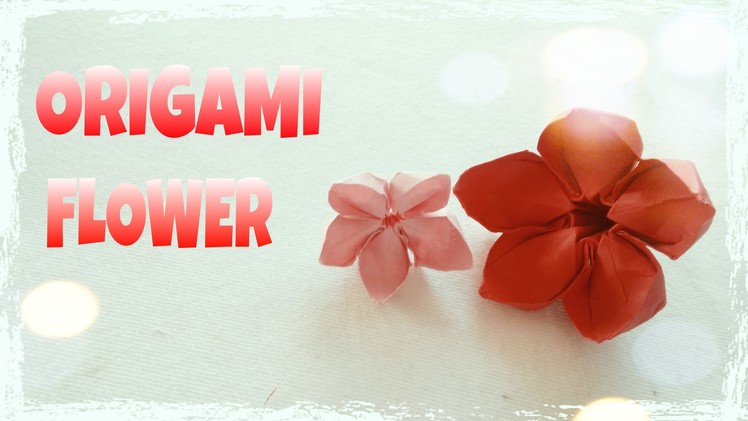 DIY - Origami Flower Instructions