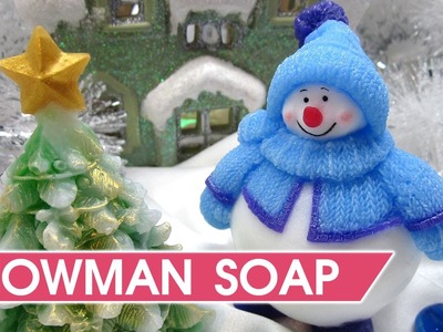 DIY: Snowman Soap - Christmas Soap making :)