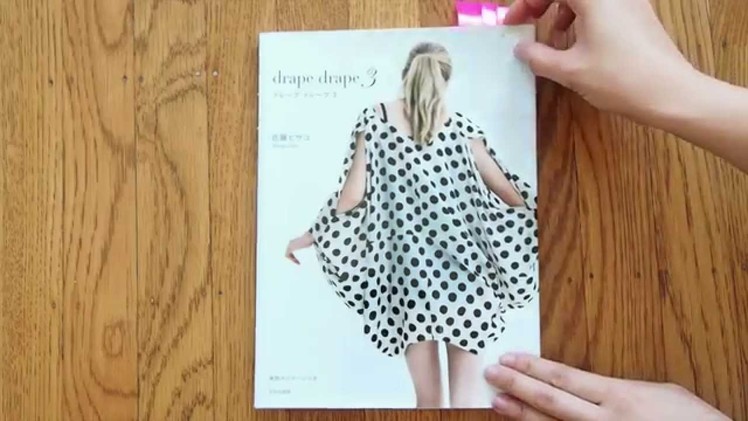 Drape Drape 3: Japanese sewing pattern book review | draped dresses